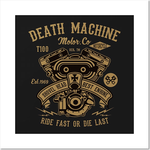 Death Machine Wall Art by PaunLiviu